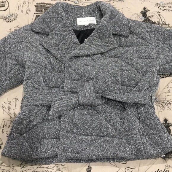 VERONICA BEARD Marshal Metallic Quilted Coat - Picture 16 of 17